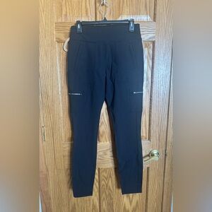 Athleta Black Skinny Cargo Pants - 10 Tall